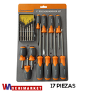 JUEGO DESTORNILLADOR 17 PCS IO COMPANY