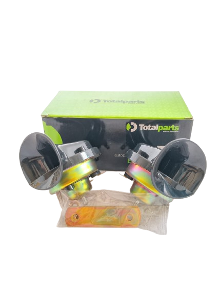 [C91162] Juego Pitos Cornetas Tipo Caracol 12V Marca Totalparts 48873C