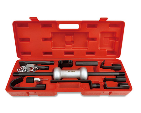 Kit Profesional De Martillo Deslizante Desabollador Y Extractor De Dos Y Tres Agarres - Ih-E5007