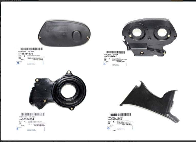 Kit Tapa Correa Reparticion Sonic Tracker Cruze  30252
