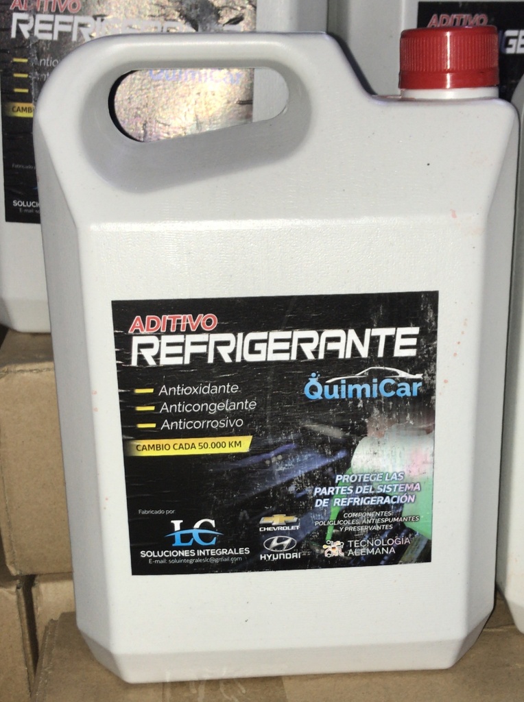 Liquido Refrigerante Antioxidante Galon (Rojo) Motor Refritech R-003-4001