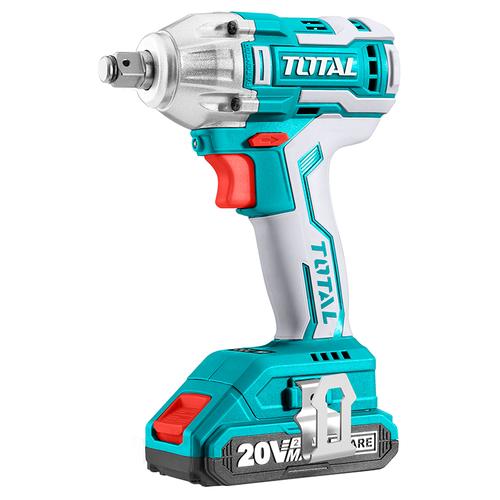Llave De Impacto 1/2" 20V 400 Nm  Incluye 2 Baterias + 1 Cargador Super Total - Utiwli2040