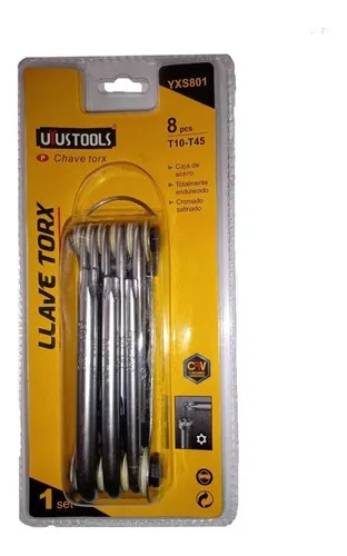 [X1059] Llave Torx Set 8Pcs T10-T45 - Yxs801