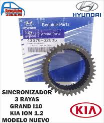 [C1961] MANGA SINCRONIZADOR 1Y2 GRAN I10 PICANTO ION 3 RAYAS ORIGINAL 43375-02505