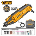 MOTORTOOL 110/120V 60HZ 130W 10000-35000RPM CON 109 ACCESORIOS INGCO - UMG13328