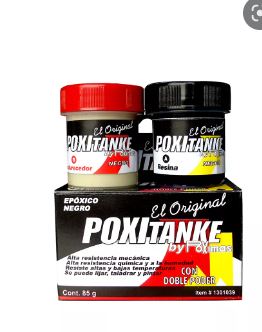 [X10160] Pegante Negro 24 Horas 85Gr Itw Poxitanke 1301039