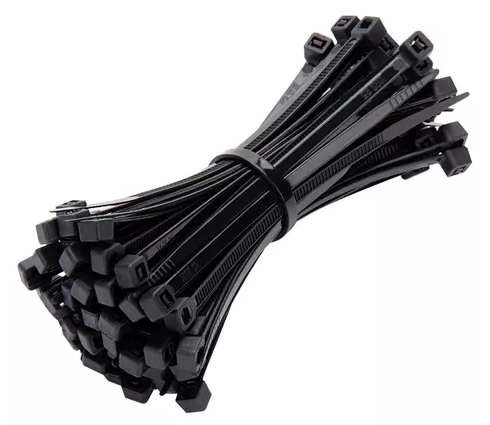 [X11309] ABRAZADERA PLASTICA NEGRA 4,8 X 14 X100 UND - FERRE 05213