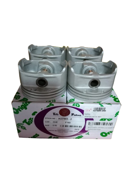 [C1240A] Pistones Aveo Family 2009 2014 4.1 1.5 0.50 C7655Xb-050 Marca Toto