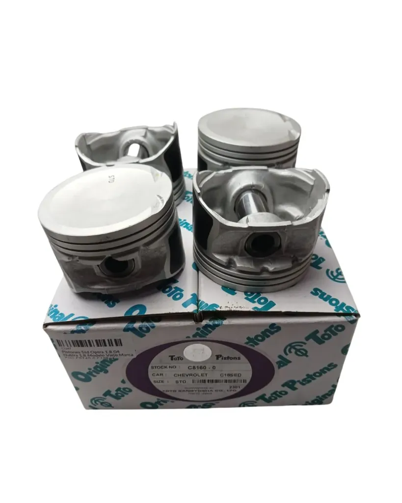 [C1247] Pistones Std Optra 1.8 04 Nubira 1.8 Modelo Viejo Marca Toto C8160-0 C18 Std