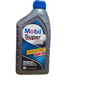 Aceite Mobil 20W50 Por Cuartos 1/4 20W50 601253 Multigrado Super 1000 Original