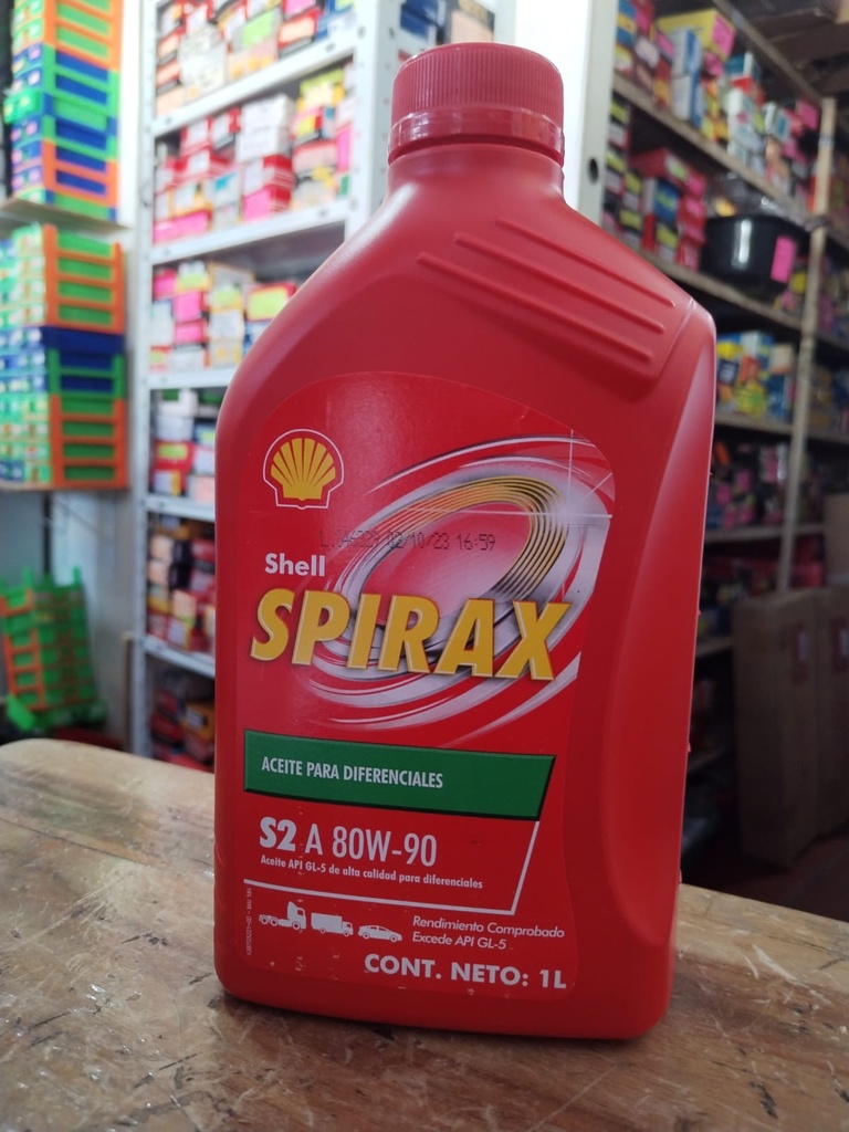 Aceite Shell Spirax 80W-90  Valvulina