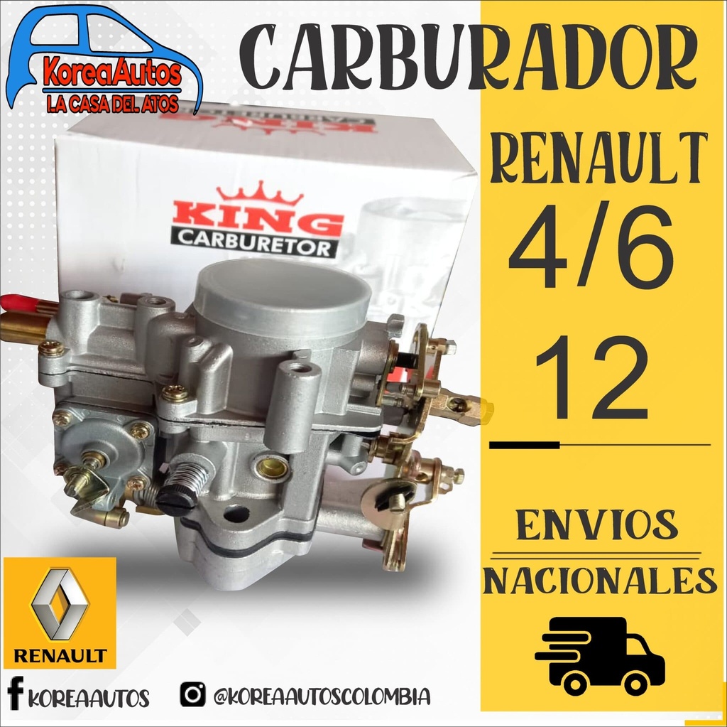 CARBURADOR RENAULT 12 MKA KING 
