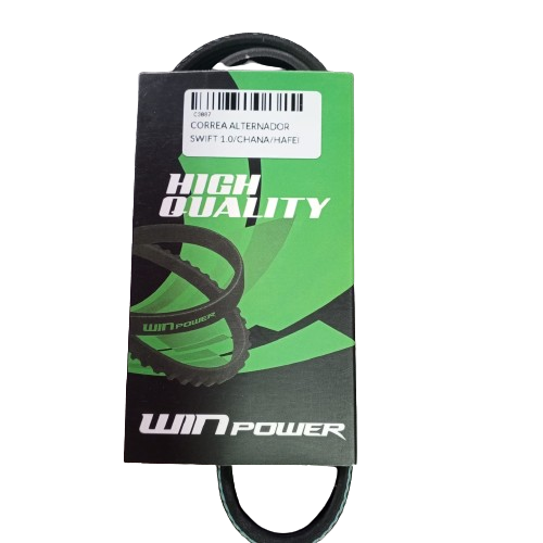 CORREA ALTERNADOR SWIFT 1.0/CHANA/HAFEI 4pk750 MKA WIN POWER