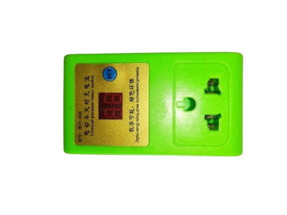 Adaptador Con Temporizador De Carga Y Pantalla Digital - Modelo 868
