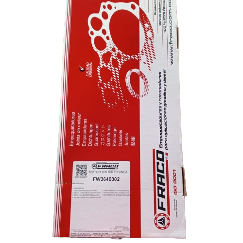 EMPAQUETADURA MOTOR ATOS SIN SELLOS NI RETENES MKA FRACO