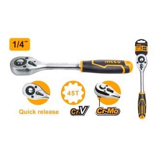 Ratchet 1/4 45T Crv - Ingco