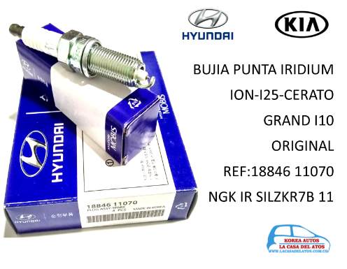 BUJIA HYUNDAI ION I20 I25 I30 I35 GRAND I10 IPUNTA IRIDIUM 18846-10060