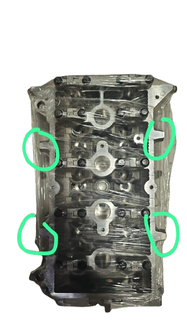 CULATA SPARK GT N200 N300 4 HUECOS SOLA -  96416261 TIPO ORIGINAL