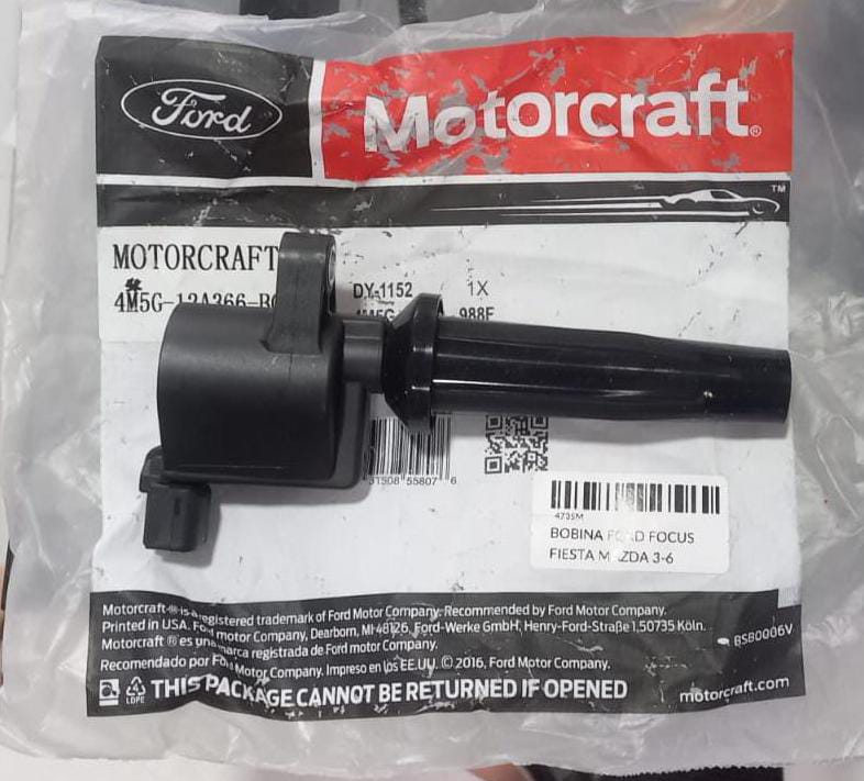 BOBINA FORD FOCUS FIESTA MAZDA 3-6 MOTORCRAFT 