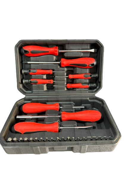 JUEGO DESTORNILLADOR X 29 PIZ ROJO NEGRO XT IO COMPANY - 8089C