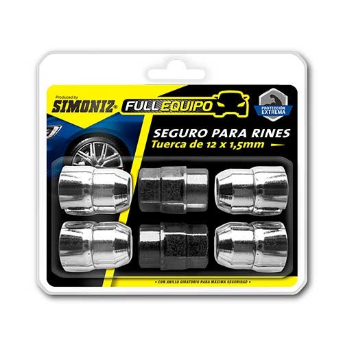 Seguro Para Rines Simoniz Tuerca 12 X 1.5Mm