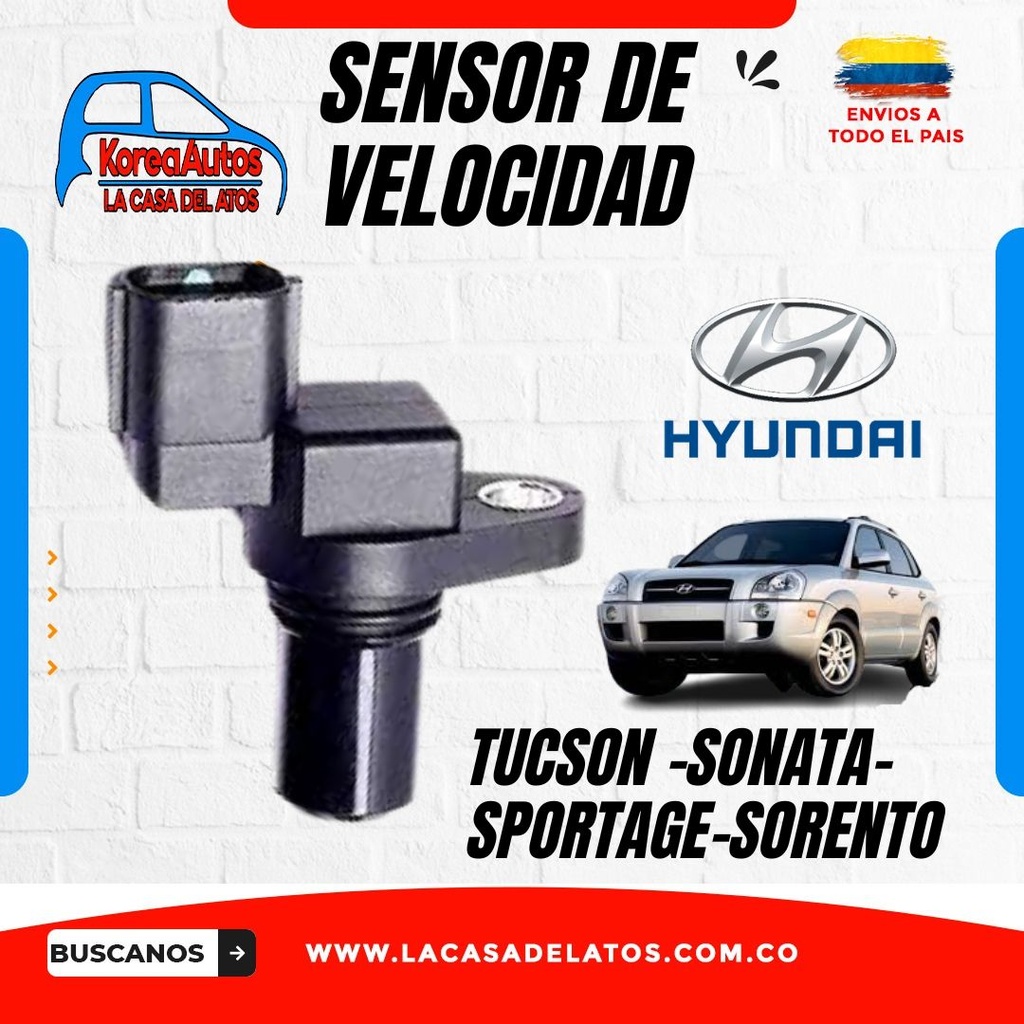 [E4066] Sensor Velocidad Caja  Automatica Kia Sportage 2010/Optima 2003-2008/Soul 2013/Spectra/Sedona 2008/H Ideco - Iuc03090