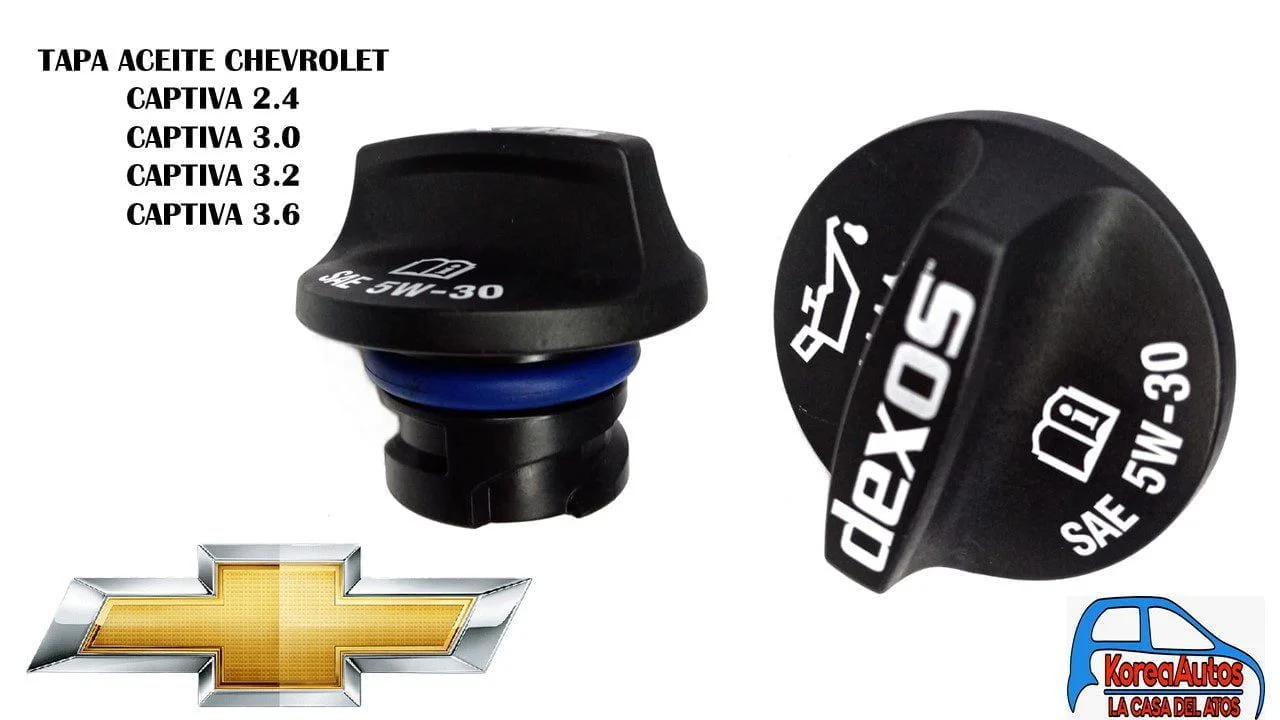 [3846] Tapa Aceite Captiva 2.4 3.0 3.2 3.6 Para Motor  Todos Los Modelos  12642163