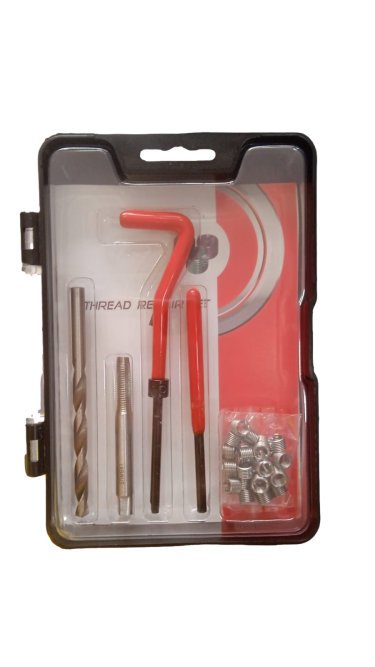KIT HELICOIL REPARACION ROSCA DE 6 MM X PASO 1MM