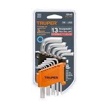 JUEGO DE 13 LLAVES ALLEN MM  ALL-13M - TRUPER