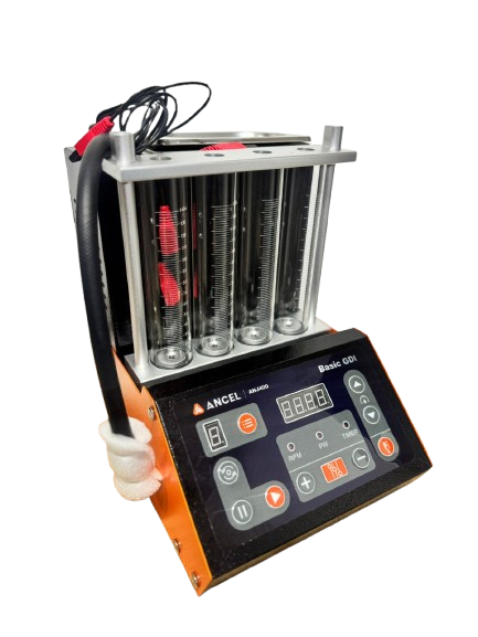 PROBADOR DE INYECTORES GDI MPFI 4 PROBETAS CON TINA ULTRASONIDO ANCEL ANJ400