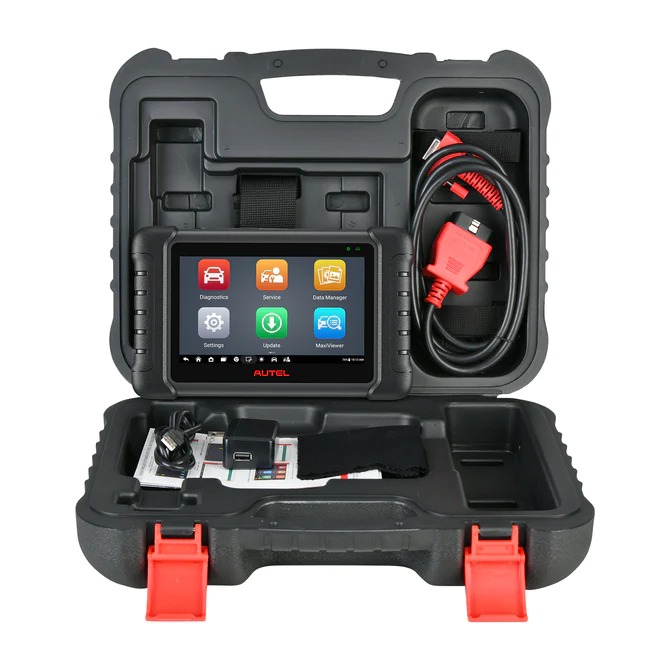 ESCANER TABLET 7" CABLEADA OBDII MULTIMARCA MULTISISTEMA FUN SERVICIO 12V GAS DIESEL AUTEL - MX808S