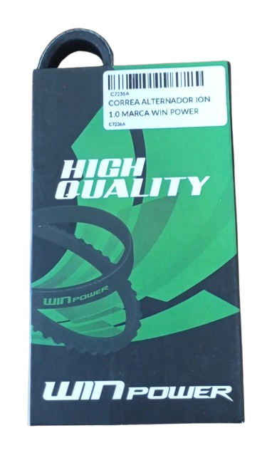CORREA ALTERNADOR ION 1.0 ACCESORIOS WIN POWER 4PK1257