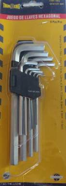 LLAVE BRISTOL 9PCS 1.5MM 10MM