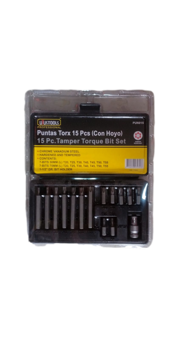 PUNTAS TORX  (JGO 15) UYUSTOOLS - - PUN015