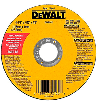 DISCO FINO PULIDORA 4.1/2 X 0.045 X 7/8 PULG