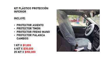 KIT PLASTICO PROTECTOR COMPLETO