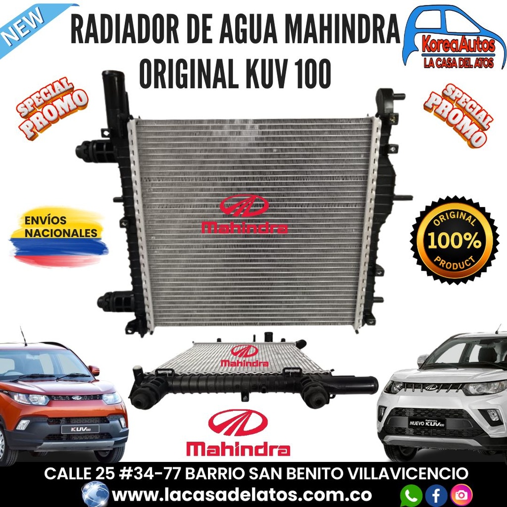 RADIADOR AGUA MAHINDRA KUV 100 0304AAU00131N