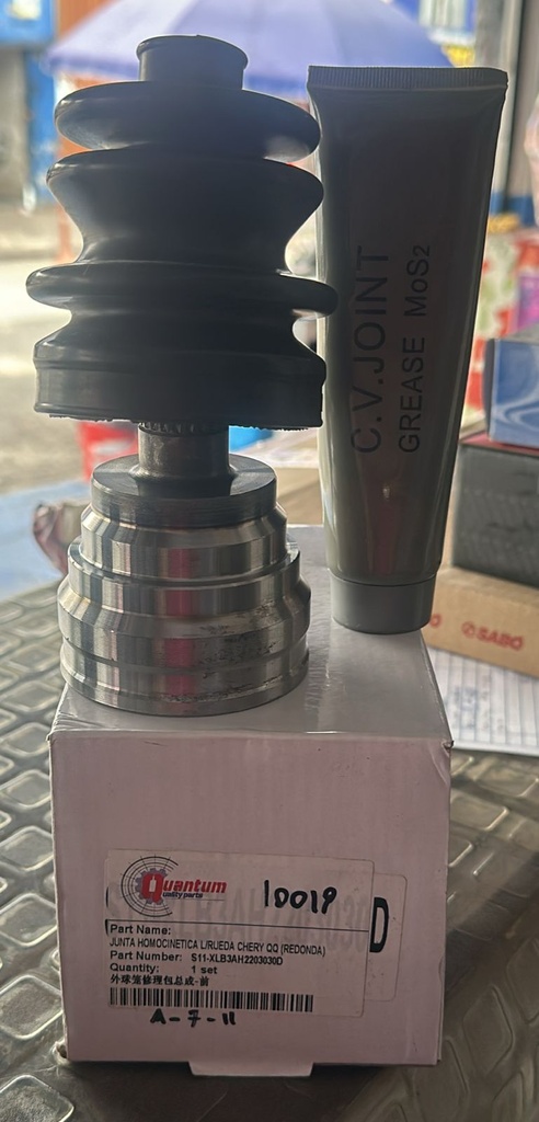 EJE LADO RUEDA CHERY QQ (REDONDA) MK PIN EXT. TECHNOGAMA 10019