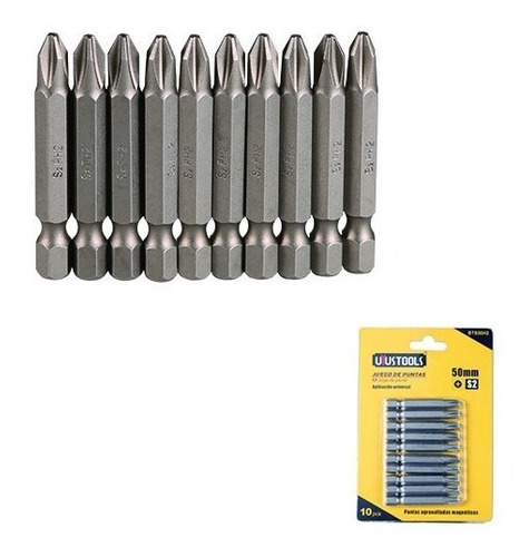 JUEGO PUNTAS PARA DESTORNILLADOR 10PCS - BTS50H2