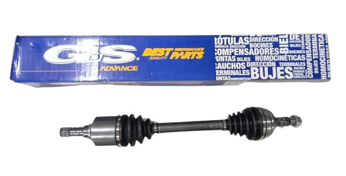 EJE TRASMICION DELANTERO IZQUIERDO RENAULT DUSTER MARCA GDS CV-250464 RUEDA 25 CAJA 27 MEDIDA LARGO TOTAL 71 CM