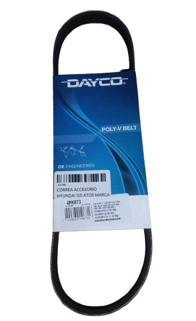 [C9788] Correa Accesorio Hyundai I10 Atos Marca Dayco - 4Pk0673