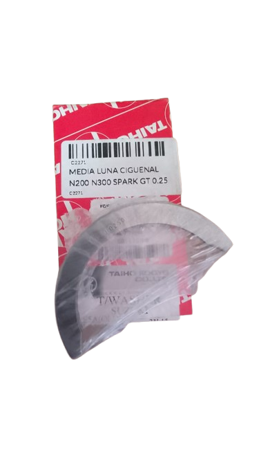 [C2271] Medialuna 0.25 Cigueñal Super Carry N200 N300 Spark Gt Marca Taiho T651A-0.25