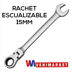 LLAVE RACHET 15MM ESCUALIZABLE IO COMPANY