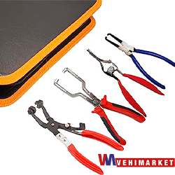 JUEGO 4 ALICATES ABRAZADERA MANGUERA