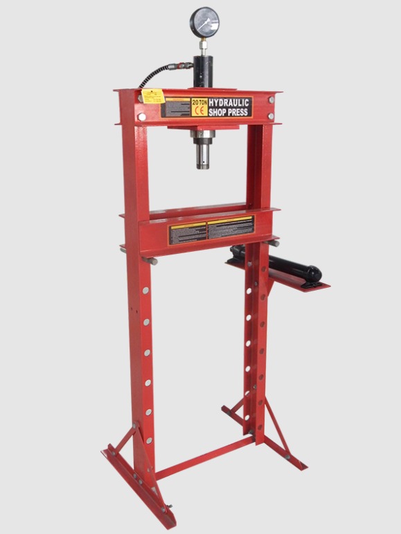 PRENSA HIDRAULICA 20 TON CON MANOMETRO - IO COMPANY - 1486