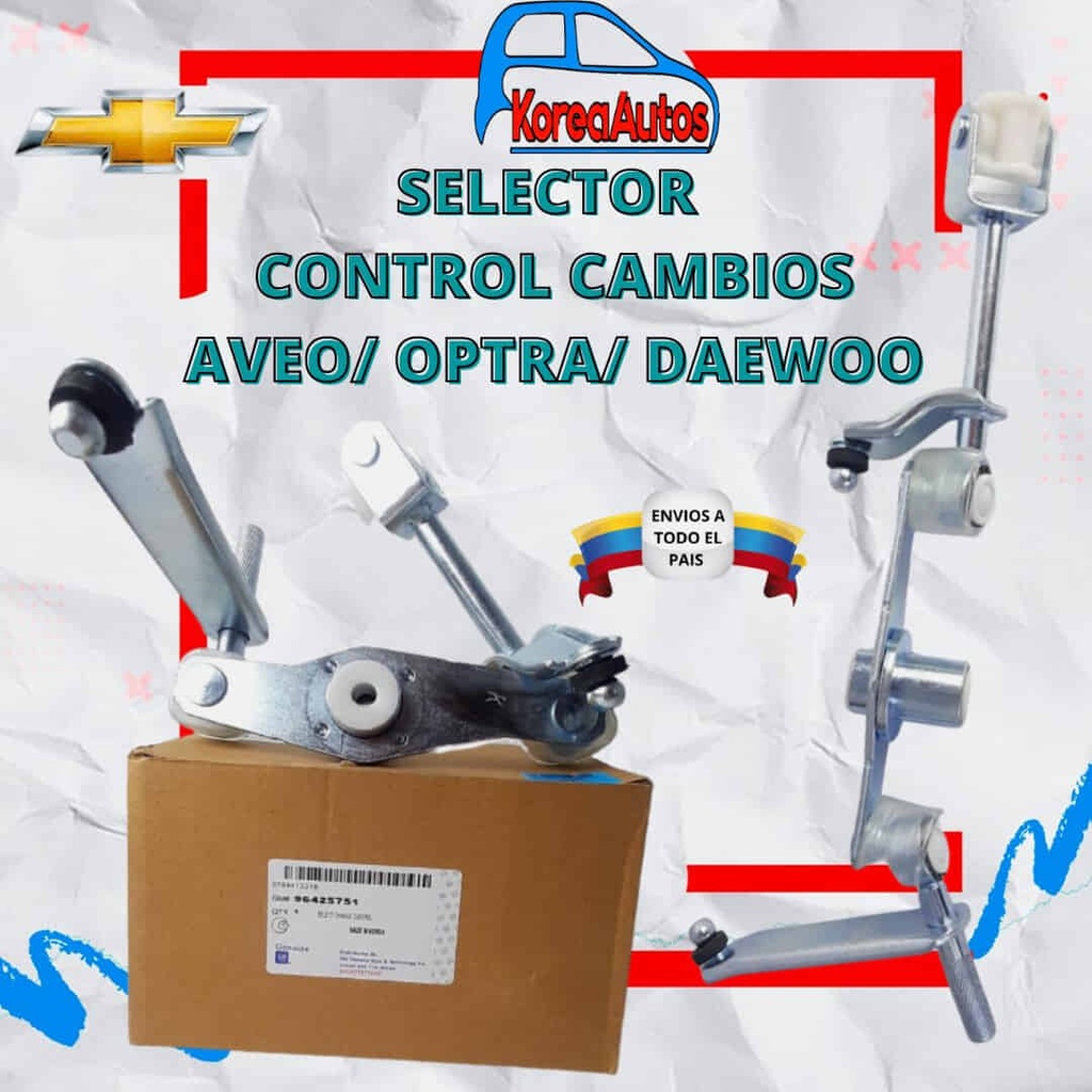 [C91949] Control Palanca Cambios Aveo Trapecio Marca Dcroer - 0033331