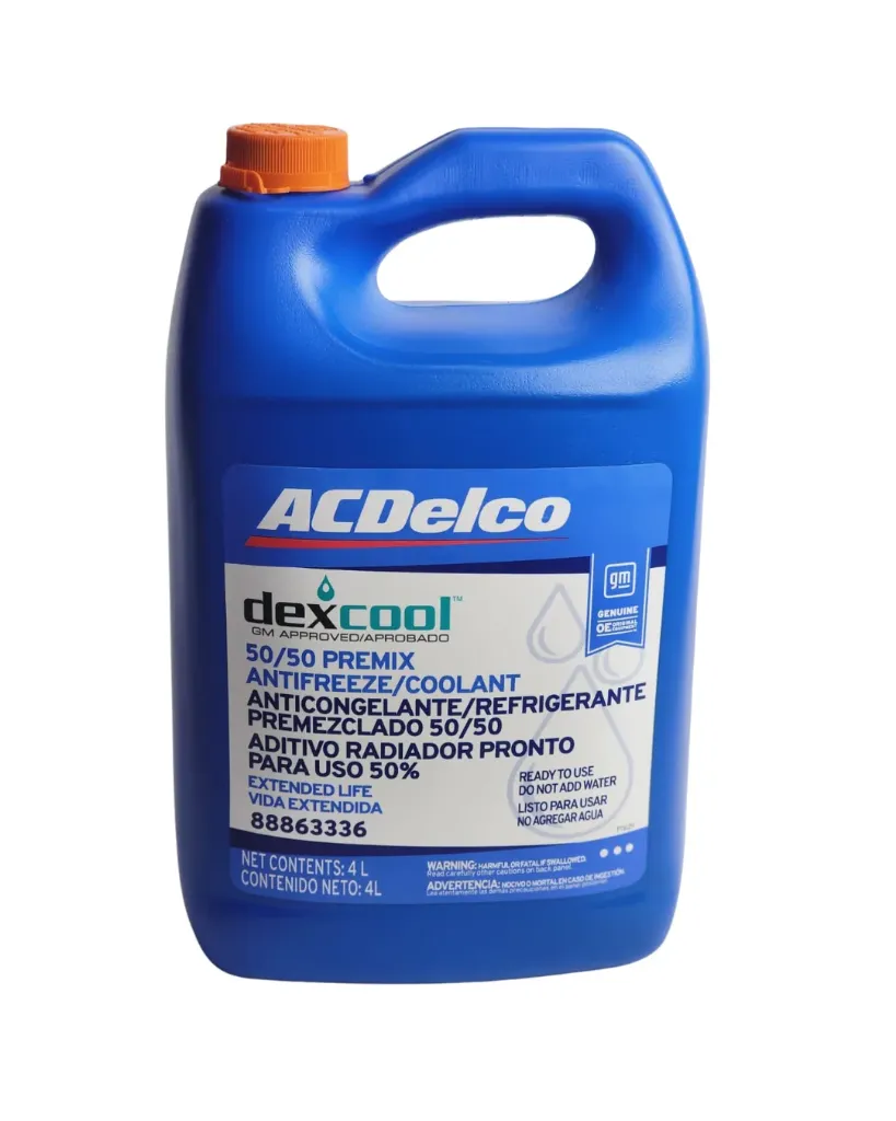 [C35103] Refrigerante 50/50 Acdelco Gl Naranja Aditivo Radiador Original Chevrolet
