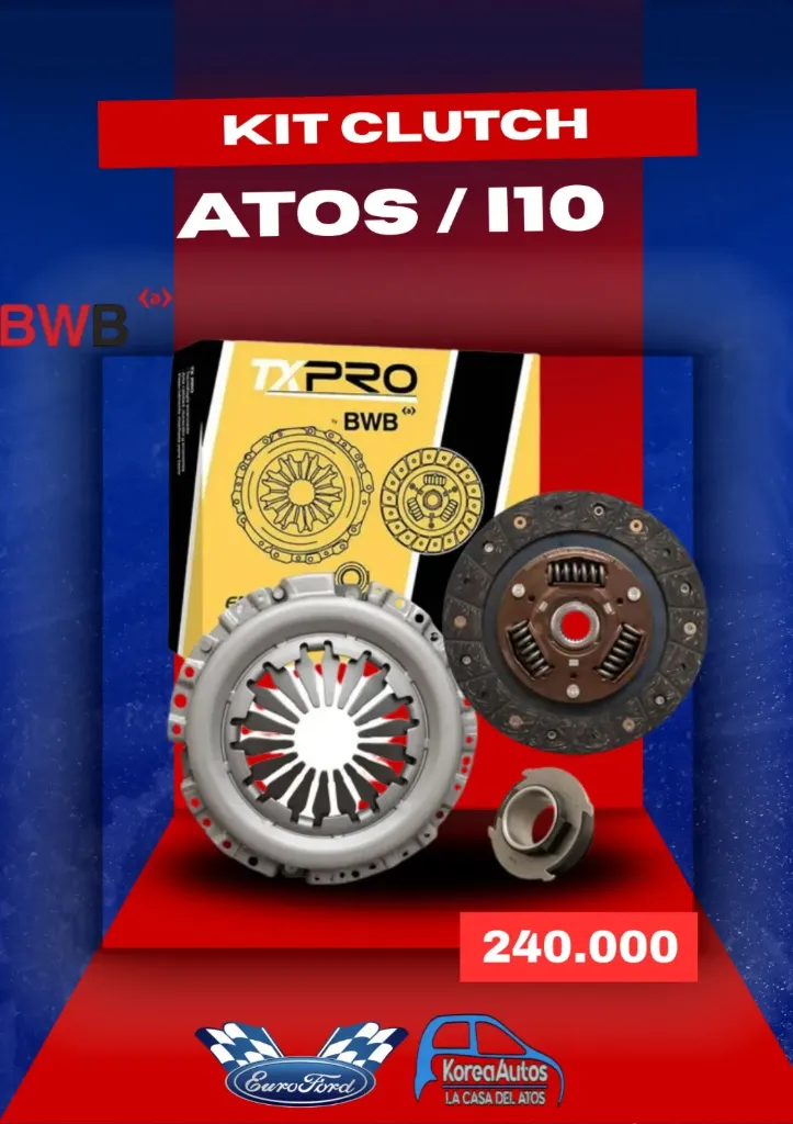 [C35126] Kit Clutch Atos I10 Picanto Morning I10 1.1 Eon Marca Borg Warner 510095