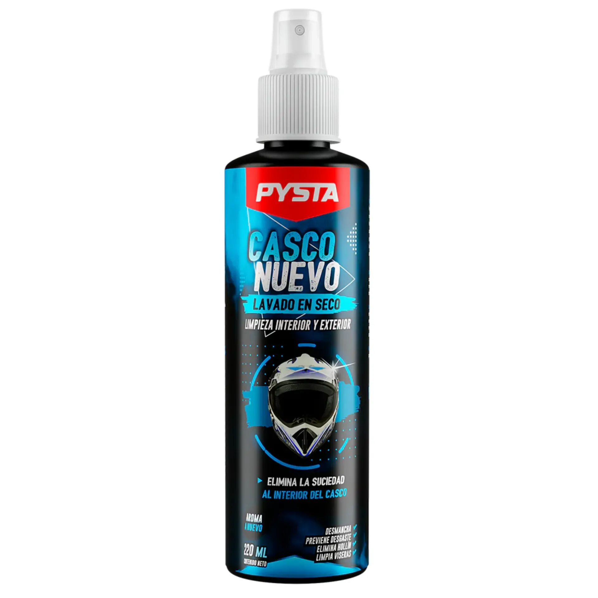 Lavado En Seco Casco Nuevo Pysta X 220 Ml