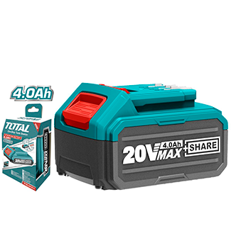 BATERIA LITION-ION 20V 4 AH CON INDICADOR LED